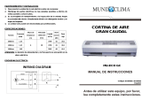 mundoclima Series MU-ECO GC “Superficial Air Curtain Great Air Flow” Guía de instalación