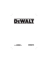 DeWalt DW087K Manual de usuario