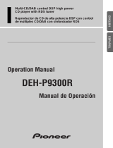 Pioneer DEH-P9300R Manual de usuario