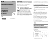 Sony SAL14TC Manual de usuario