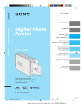 Sony DPP-EX50 Instrucciones de operación