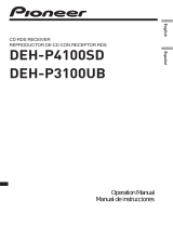 Pioneer DEH-P4100SD Manual de usuario