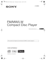 Sony CDX-GT640UI Instrucciones de operación