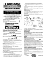 Black & Decker VP215 Manual de usuario