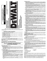 DeWalt D25301D Manual de usuario