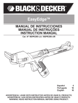 Black & Decker EasyEdge BDPE200-LA Manual de usuario