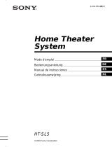 Sony HT-SL5 El manual del propietario
