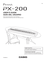 Casio PX-200 Manual de usuario