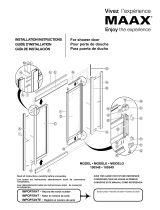 MAAX 101150-SL-000-001 Allegro I (3-Piece) Guía de instalación
