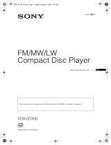Sony CDX-GT33U Instrucciones de operación