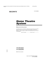 Sony HT-SS2000 Instrucciones de operación