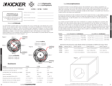Kicker 2006 del subwoofer Comp VX El manual del propietario