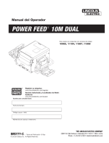 Lincoln Electric Power Feed 10M Manual de usuario