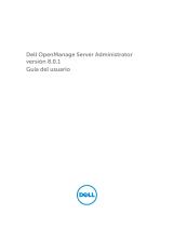 Dell OpenManage Server Administrator Version 8.0.1 Guía del usuario