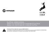Horizon Fitness EX59 El manual del propietario