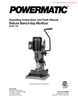 Powermatic PM701 Mortiser, 3/4HP 1PH 115/230V Manual de usuario