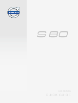 Volvo S80 Guía de inicio rápido