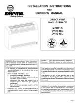 Empire DV-35-4SG Installation Instructions And Owner's Manual