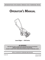 MTD 550 Series Manual de usuario