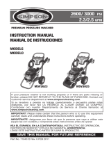 Simpson MSV2623-S Manual de usuario
