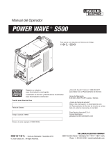 Lincoln Electric Power Wave S500 Instrucciones de operación