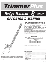 TrimmerPlus AH721 Instrucciones de operación