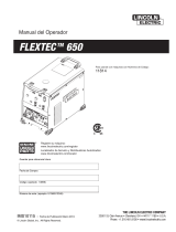 Lincoln Electric Flextec 650 Instrucciones de operación