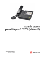 Poly CX700 Guía del usuario