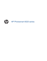 HP Photosmart 6520 e-All-in-One Printer series El manual del propietario