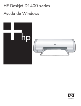 HP Deskjet D1400 Printer series El manual del propietario