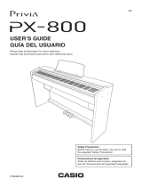 Casio PX-800 Manual de usuario