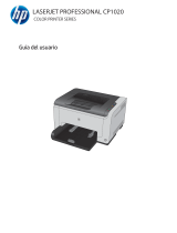 HP LaserJet Pro CP1025 Color Printer series El manual del propietario