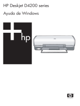 HP Deskjet D4200 Printer series El manual del propietario