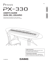Casio PX-330 Manual de usuario