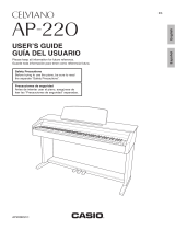 Casio AP-220 Manual de usuario