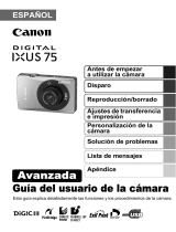 Canon DIGITAL IXUS 75 Guía del usuario