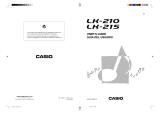 Casio LK-215 Manual de usuario