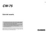 Casio CW75 El manual del propietario