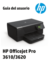 HP Officejet Pro 3610 Black & White e-All-in-One Printer series El manual del propietario