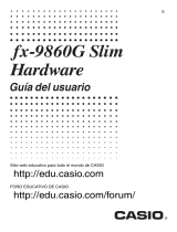 Casio fx-9860G Slim El manual del propietario