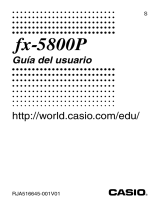 Casio fx-5800P El manual del propietario