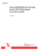 Xerox 6050 Guía del usuario