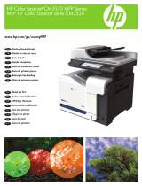 HP Color LaserJet CM3530 Multifunction Printer series Manual de usuario