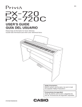 Casio PX-720 Manual de usuario