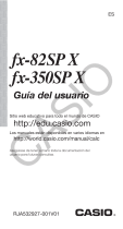 Casio fx-991SP X II El manual del propietario