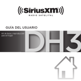Sirius Satellite Radio SiriusXM Dock and Play Home Kit Guía del usuario