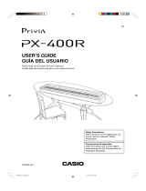Casio PX-400R Manual de usuario