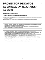 Casio XJ-A130, XJ-A135, XJ-A140, XJ-A145, XJ-A230, XJ-A235, XJ-A240, XJ-A245 XJ-A135/A145/A235/A245 - Guía de funciones Wireless