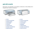 HP Deskjet 5100 Printer series Guía del usuario