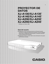 Casio XJ-A130, XJ-A135, XJ-A140, XJ-A145, XJ-A230, XJ-A235, XJ-A240, XJ-A245 El manual del propietario